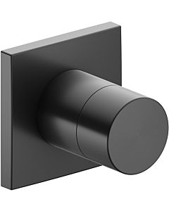 Keuco 59557130002 Concealed 2-way shut-off / diverter valve, Pure handle, square, brushed black chrome
