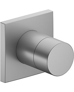 Keuco 59557170002 Concealed 2-way shut-off / diverter valve, Pure handle, square, aluminum finish