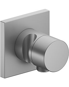 Keuco 59557170202 Concealed 2-way shut-off / diverter valve, shower holder, Pure handle, square, aluminum finish