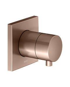 KEUCO IXMO trim kit 59557291002 concealed 2-way shut-off/diverter valve, square, brushed rose gold