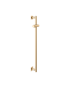 KEUCO IMXO shower rail 59585250902 brushed brass, height 855mm, shower slider, square rosettes