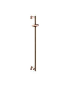 KEUCO IMXO shower rail 59585290901 height 855mm, shower slider, rosettes round, brushed rose gold