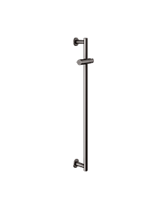 KEUCO IMXO shower rail 59585350901 height 855mm, shower slider, rosettes round, titanium black brushed