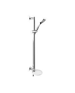 Keuco Ensemble de douche Ixmo 59587010901 chromé / blanc , avec mitigeur de douche, rosace ronde