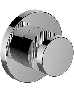 Keuco Ixmo wall shower holder 59591070001 with round rosette, can be used on the right or left, stainless steel finish