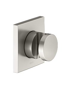 Keuco Ixmo wall shower holder 59591050002 with square rosette, can be used on the right or left, brushed nickel