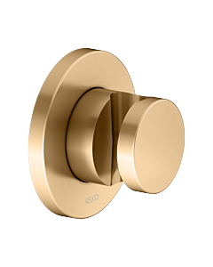 KEUCO IXMO wall shower holder 59591250001 brushed brass, round rosette, can be used on the right or left