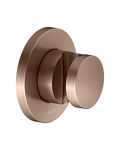 KEUCO IXMO wall shower holder 59591290001 brushed rose gold, round rosette, can be used on the right or left