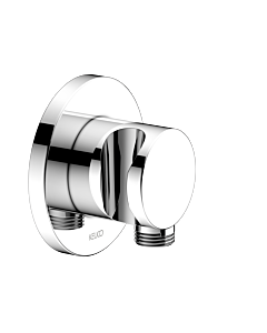 Keuco IXMO Schlauchanschluss DN15 59592010001 verchromt, mit Brausehalter, rund