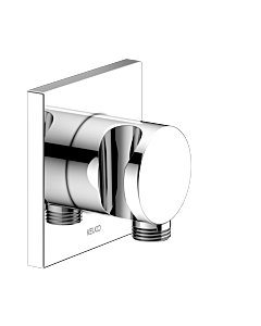 Keuco IXMO Schlauchanschluss DN15 59592010002 verchromt, mit Brausehalter, eckig