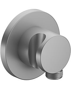 Keuco Raccord de tuyau Ixmo 59592170001 finition aluminium, avec support de douche, rond