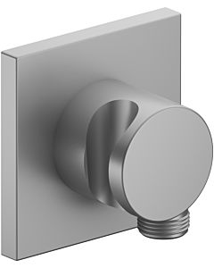 Keuco Raccord de tuyau Ixmo 59592170002 finition aluminium, avec support de douche, carré