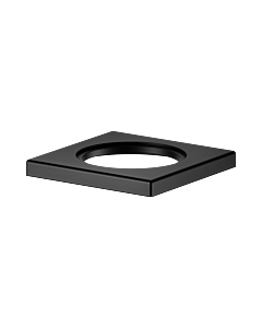 Keuco IXMO rosette 59599370202 square, matt black, for flush-mounted Bathroom taps