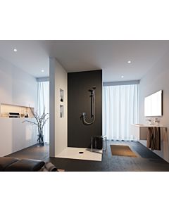 Keuco IXMO SOLO Brauseset 59601010002 chrom, mit eckigen Rosetten, für 1 Verbraucher