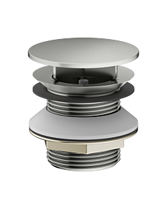 KEUCO Universal shaft valve 59904210000 for Waschtische without overflow opening, G 2000 2000 /4, stainless steel finish