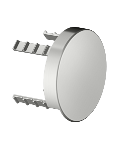 KEUCO Universal cover panel 59949210001 round, for pipe interrupter, stainless steel finish