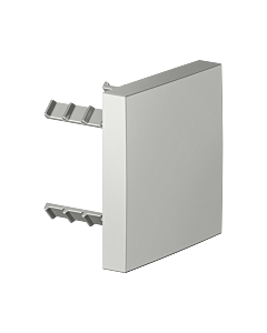 KEUCO Universal cover panel 59949210002 square, for pipe interrupter, stainless steel finish