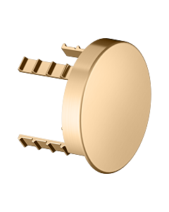 KEUCO Universal cover panel 59949250001 round, for pipe interrupter, brushed brass