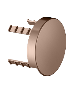 KEUCO Universal cover panel 59949290001 round, for pipe interrupter, brushed rose gold