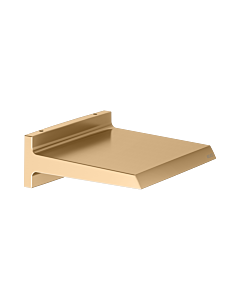 KEUCO Universal Schwallbrause 59982250000 messing gebürstet, Wandanschluss, Ausladung 169mm