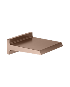 KEUCO Universal Schwallbrause 59982290000 rotgold gebürstet, Wandanschluss, Ausladung 169mm