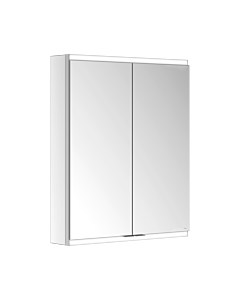 Keuco Royal Modular 2. 1930 miroir 800220060000300 600 x 700 x 120 mm, 2000 douille, 2000 point double chargement USB, intégré dans le mur, deux portes, DALI
