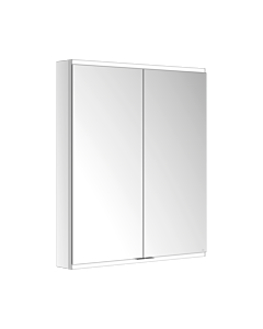 Keuco Royal Modular 2. 1930 miroir 800211081000300 800 x 900 x 120 mm, 2000 douille, 2000 point double chargeur USB, l&#39; extension de la paroi, deux portes