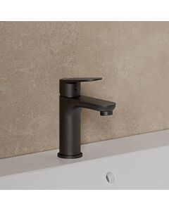 Kludi X1 100 washbasin mixer 322823975 without waste set, matt black