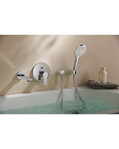 Kludi Zenta SL mitigeur de bain 486630565 mitigeur de bain à encastrer Push, chromé