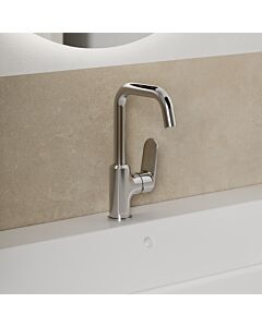 Kludi X1 basin mixer 320280575 side control, without waste set, chrome