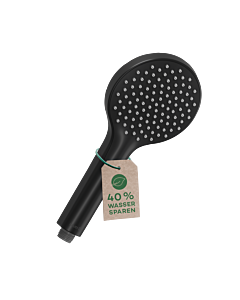 Kludi Dive X 1S Handbrause 6981039-00 1 Strahlart, Duschkopf, Schwarz Matt