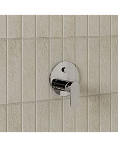 Kludi X1 Bath and shower mixer 327590575 concealed, functional unit, trim set, chrome