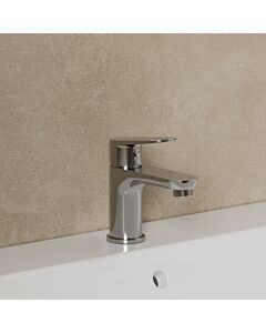 Kludi X1 75 washbasin mixer 322900575 without waste set, chrome