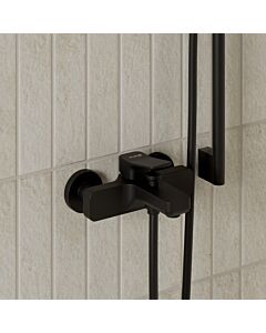 Mitigeur bain-douche KLUDI-X3 426913981, mitigeur monocommande mural DN 15, noir mat