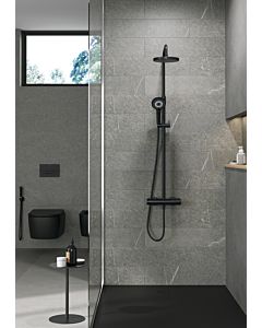 Kludi Thermostat-Dual-Shower-System 6907939-00 mit Handbrause DIVEx3S, mattschwarz