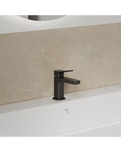 KLUDI-X3 basin mixer 422903981 without waste set, matt black