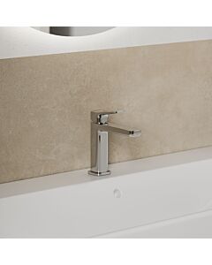 KLUDI-X3 mitigeur lavabo 422880581 avec ouverture par poussée garniture de vidange , chromé