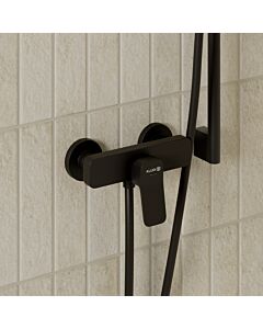 Robinetterie de douche KLUDI-X3 428313981 à sécurité intrinsèque, noir mat