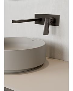 Kludi DECUS 2-Loch-Wandarmatur 54245N275 240 mm, Feinbau-Set Brushed Gunmetal PVD