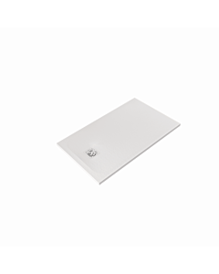 Kludi TERRA shower tray 08DW0253 70 x 120 x 3 cm, drain cover included, matt white