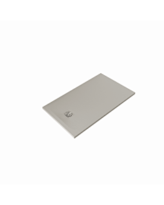 Kludi TERRA shower tray 08DW02O2 70 x 120 x 3 cm, drain cover included, Matt Light Dove