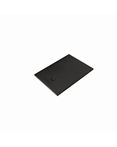 Kludi TERRA shower tray 08DW0339 70 x 100 x 3 cm, drain cover included, matt black