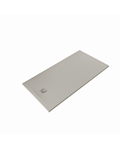 Receveur de douche Kludi TERRA 08DW05O2 80 x 160 x 3 cm, couvercle de bonde. incl. Colombe claire mate