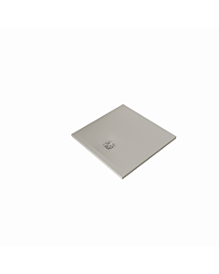 Kludi TERRA shower tray 08DW09O2 80 x 80 x 3 cm, drain cover included, Matt Light Dove