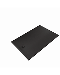 Kludi TERRA shower tray 08DW1539 100 x 160 x 3 cm, drain cover included, matt black