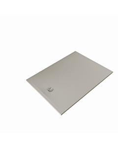 Kludi TERRA shower tray 08DW16O2 100 x 140 x 3 cm, drain cover included, Matt Light Dove