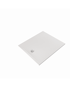Kludi TERRA shower tray 08DW1753 100 x 120 x 3 cm, drain cover included, matt white