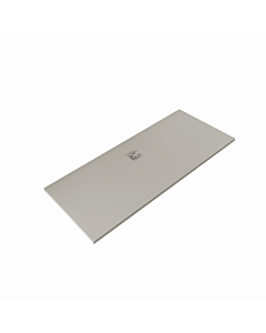 Kludi TERRA shower tray 08DW19O2 70 x 170 x 3 cm, drain cover included, Matt Light Dove