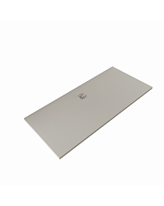 Kludi TERRA shower tray 08DW21O2 80 x 180 x 3 cm, drain cover included, Matt Light Dove