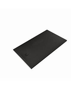 Receveur de douche Kludi TERRA 09DW0539 90 x 160 x 3 cm, bonde incluse, noir mat